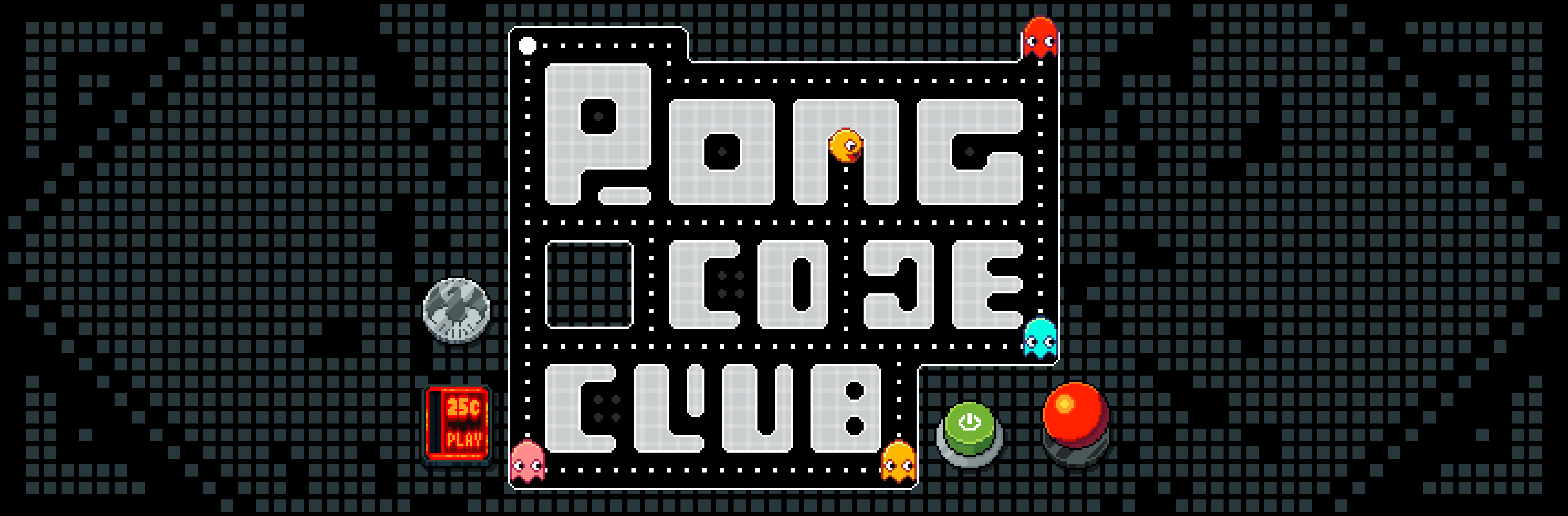 Pong Code Club - Pong Code Club And Pac Man Banner Image - Pac Man Theme